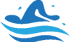 logo khóa học bơi